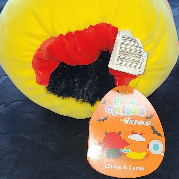 1 Dante & Carah Flip A Mallow By Squishmallow Devil Candy Corn Squishmallow - Picture 6 of 7